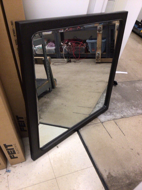 37" X 2" X 37" Flexsteel Waterfall Black Mirror