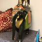 Painted Wood Elephant