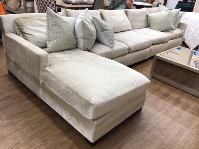 Bernhardt Interiors 3 PC Fabric Sectional