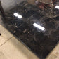 AS-IS Macys Streamdale Noyes Metal Faux Marble Dining Table(Surface Scratches)