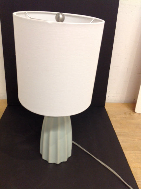 18"  Teal Table Lamp