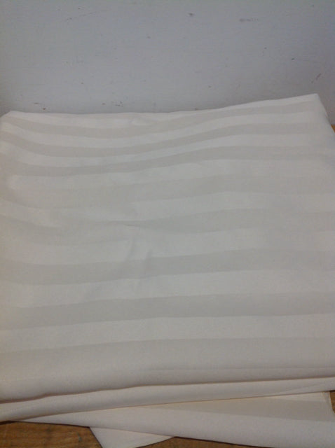 Tablecloth- Large Round Cream Stripe