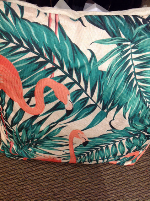 Pillow- 26" Flamingo Palm