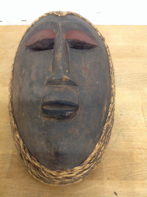 14" Wood Carved Mask