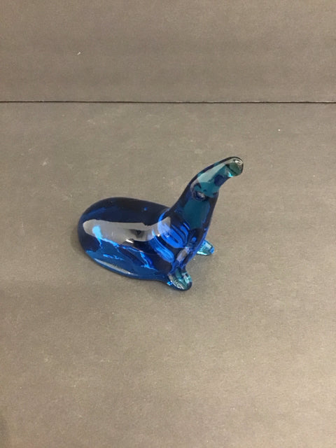 Art Glass Blue Seal