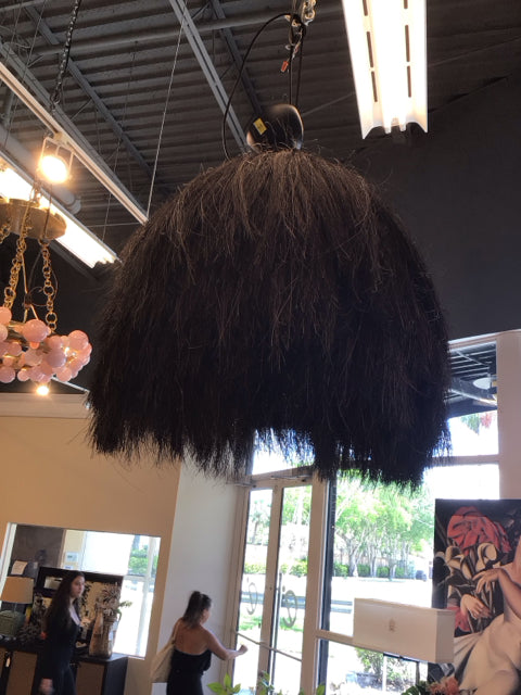 Organic Fiber Pendant Chandelier