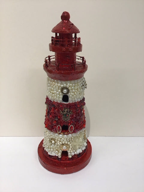 13"x5.5" Lighthouse By Susan David