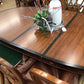 AS-IS American Drew Oval Dining Table W/8 Chairs/2 Leafs/Pads