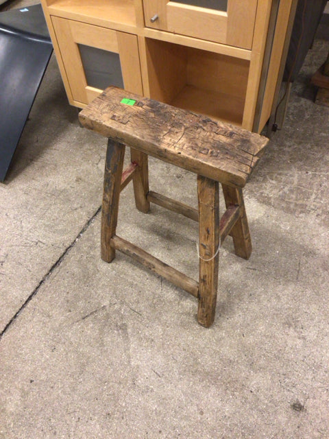 Rustic Wood Stool