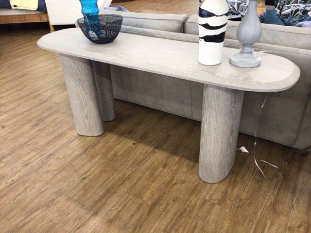 71" X 19.6" X 30" TOV Rehma Washed Ash Console Table