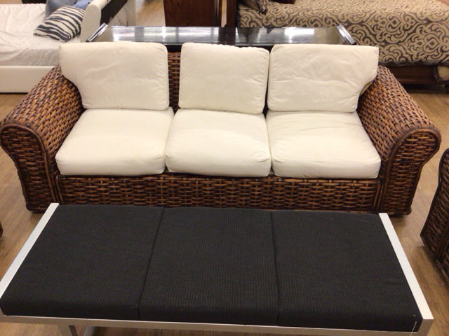 RL Woven Three Seat Sofa