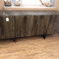 16" X 72" AS-IS Moes Home Furniture Tiburon large Side Board(Knicks/Chips)