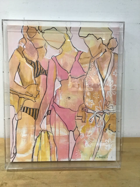 16x21 Shadow Box At the Beach