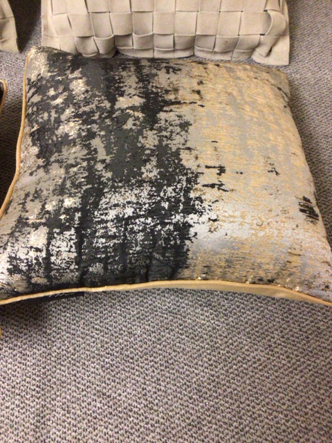 Small Gold/ Grey Pillow