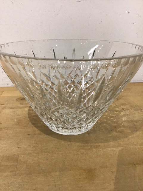 10"x6" Cut Glass Bowl