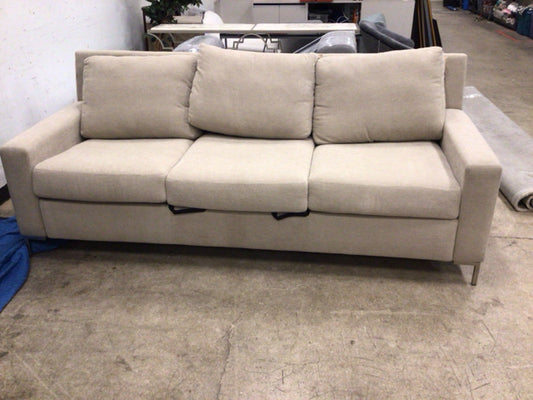 Taupe Fabric Sleeper Sofa
