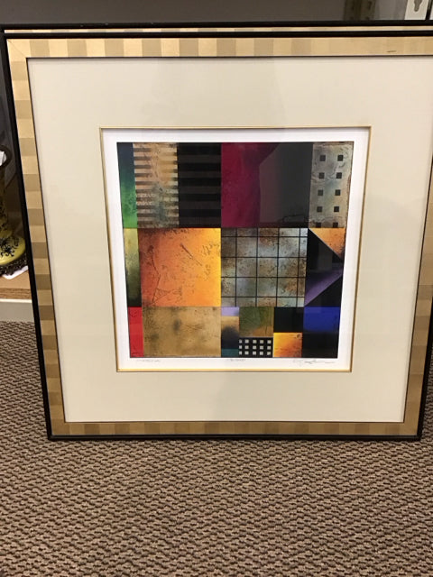 29.5" Sq. Abstract Art Print