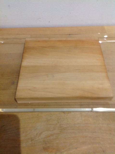 16" Lucite & Wood Cheese Board