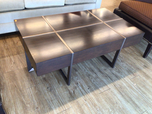 Bernhard Furniture Brown Rectangle Coffee Table