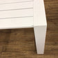 47.25" X 21.12" X 23.50"AS-IS City Furniture Linear2 White Aluminum Coffee Table