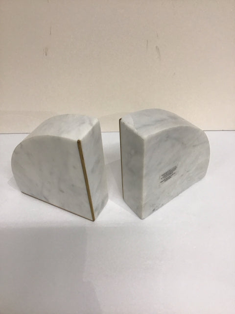 Arched Marble Book Ends