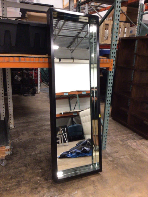 24" X 75" Dark Framed Floor Mirror