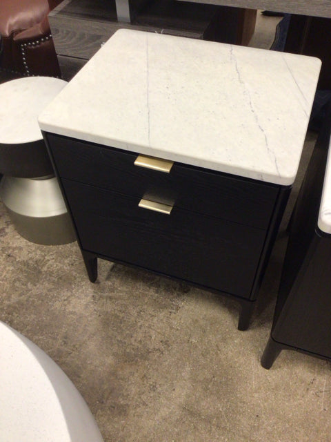 21" West Elm Parker Marble Nightstand