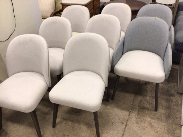 Set Of 8 Adriana Hoyos Gem Dining Chairs(Two Arm/Six Side)