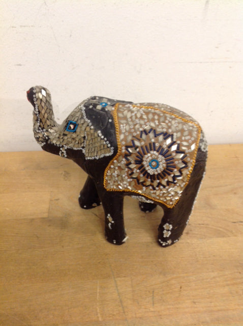 6" Resin Jewel Elephant