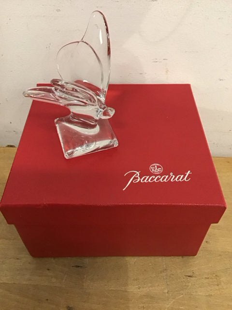 Baccarat Crystal Butterfly Figurine