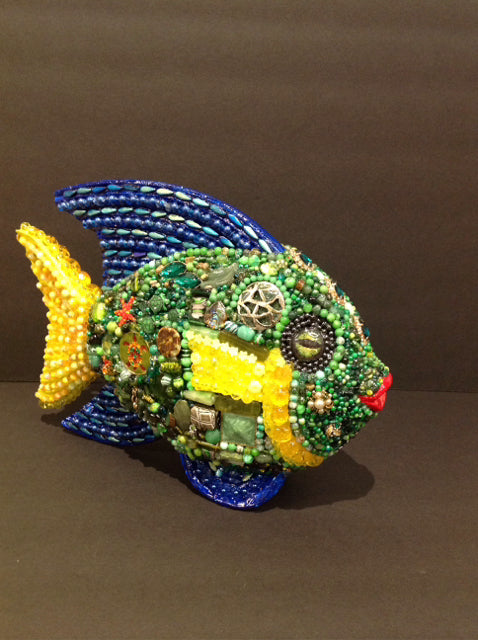 10.5x11 Tropical Fish "Fishy McFish" Susan David