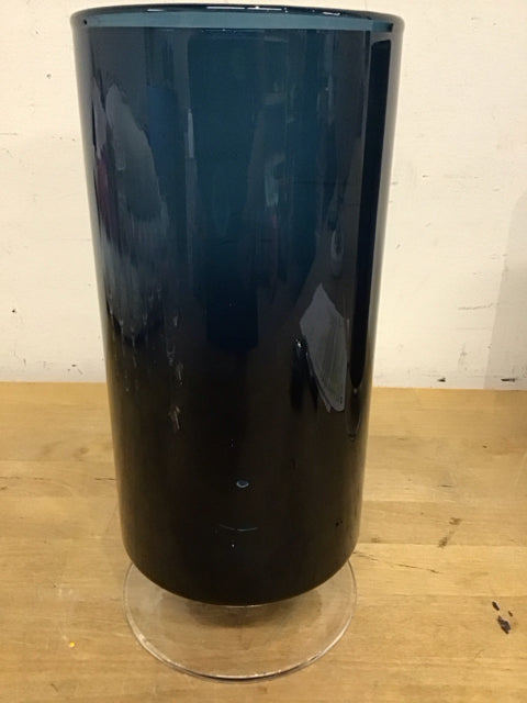 11" CB London Blue Glass Hurricane
