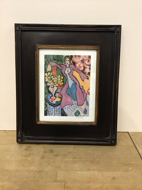 13x15 Framed "Violet Robes With Buttercups" Matisse