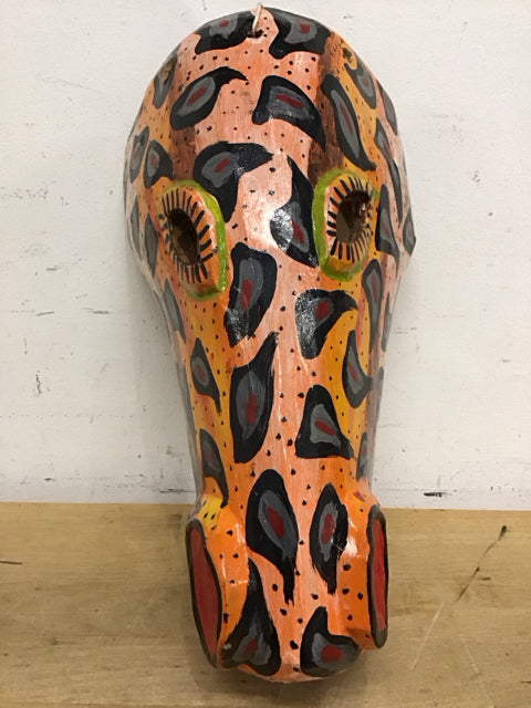 13" Giraffe Multi Color Mask