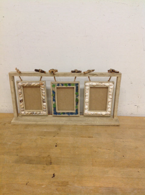 Seaside3 Wood Hanging Picture Frames