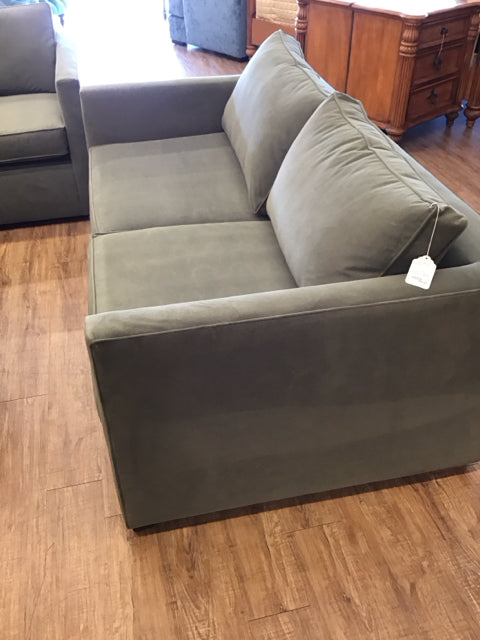 West Elm Harris 66" Olive Green