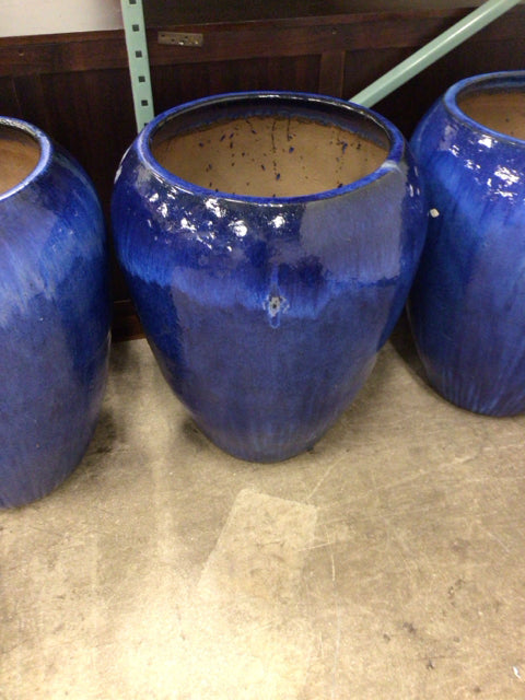 Royal Blue Ceramic Planter