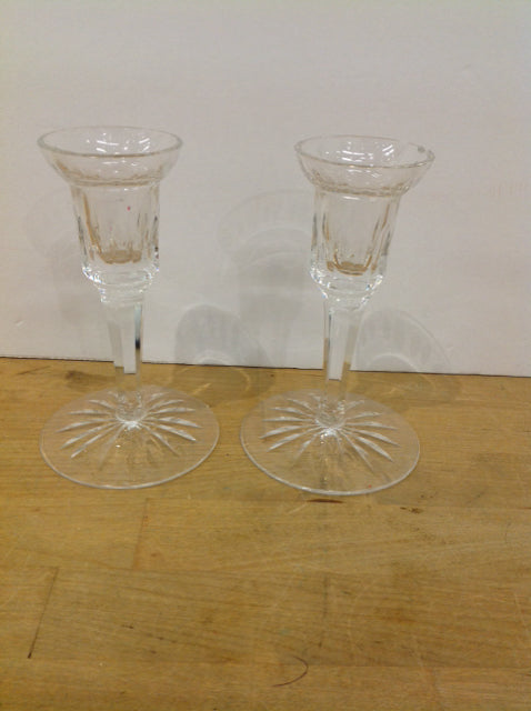 6" Glass Candlesticks