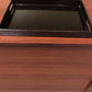 19.5"x13.5" Dark Brown Croc Pattern Tray
