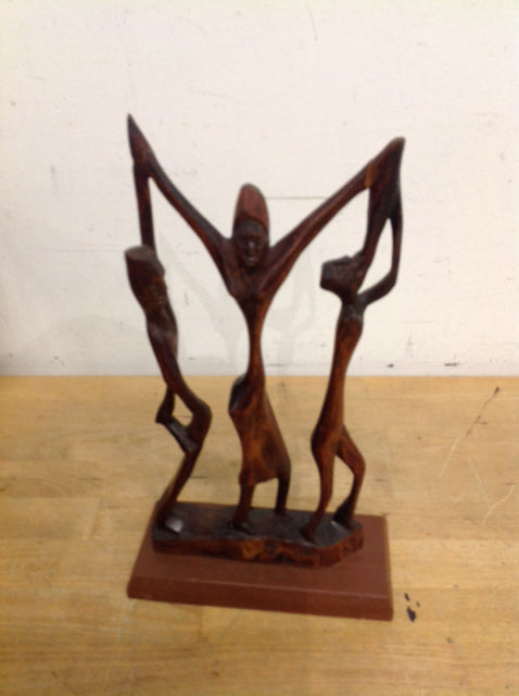 11" African Wood Statue