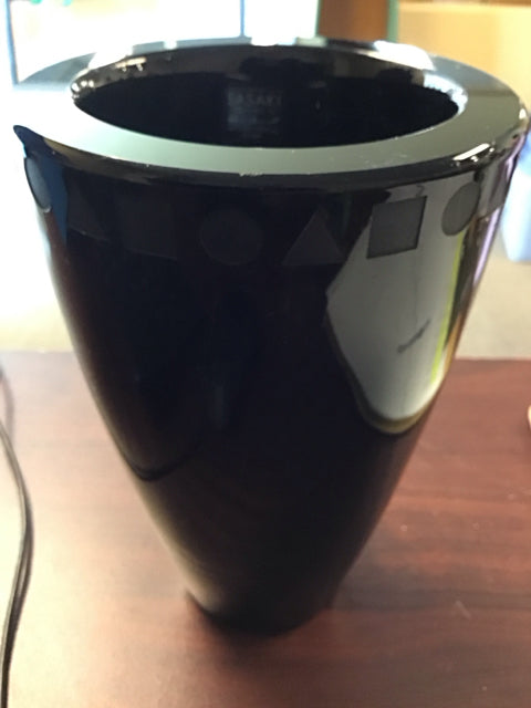 7" Sasaki Black Vase
