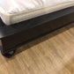 AS-IS RH Black Wood Panel Queen Bed(FB Scratches)
