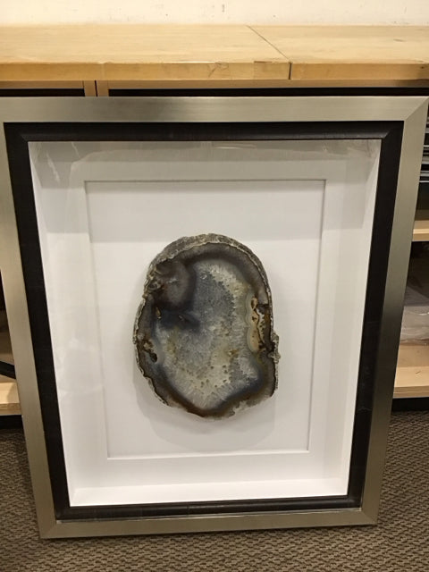 28x34 Shadow Box Framed Geode Slice