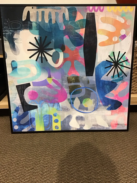 36" Sq. Abstract Art Print
