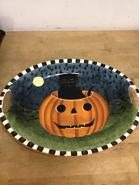 18"x14" Ceramic Halloween Tray