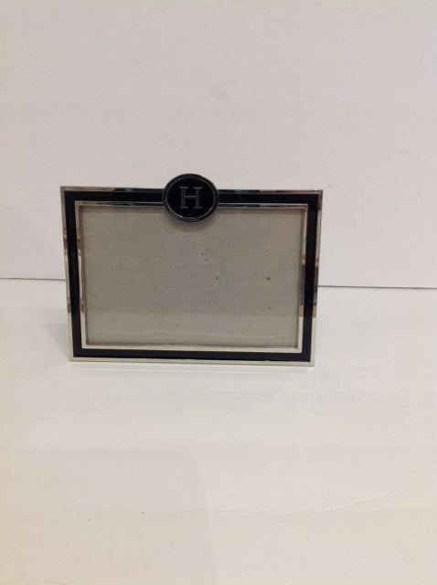 4x6 Black Enamel w/"H" Picture Frame