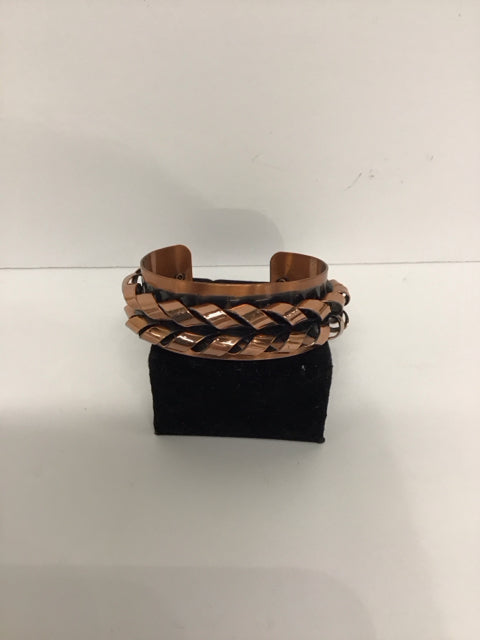 Renoir Copper Modernist Cuff Bracelet