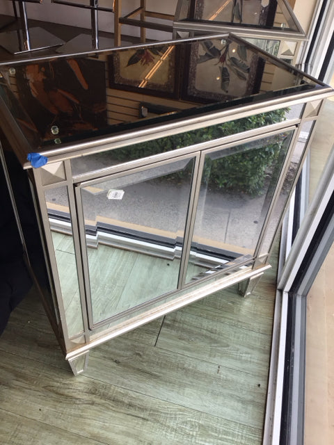 16" X 28" Bombay Two Door Mirrored Chest