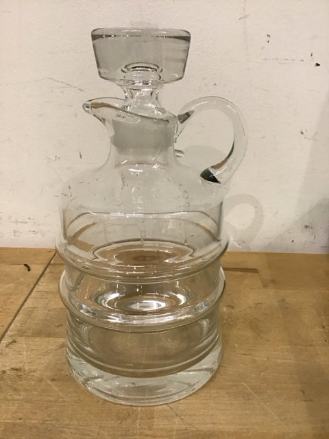 9" Glass Decanter Jug