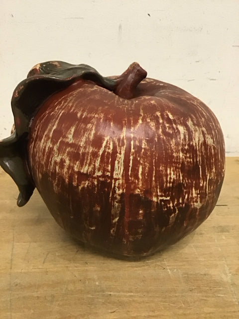 8" Resin Decorative Apple Figure